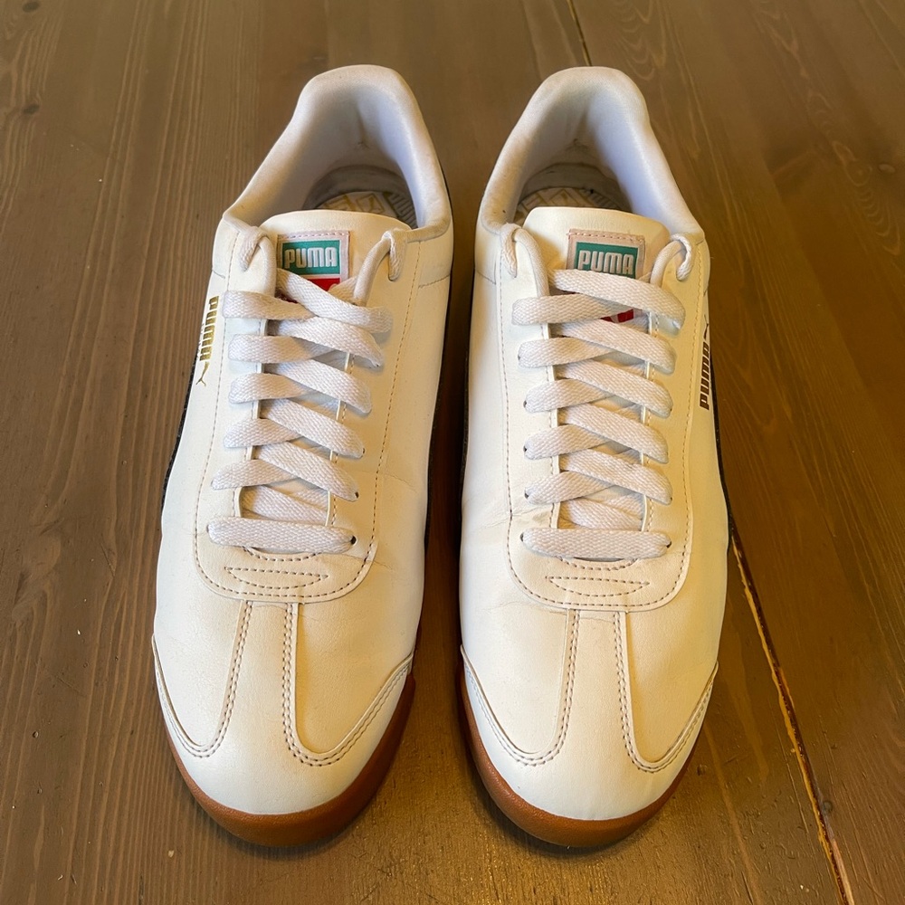 Puma Roma Basic Plus White Evening Sky Casual Sne… - image 3